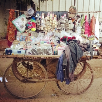 Bicycle booth - Pictures of India